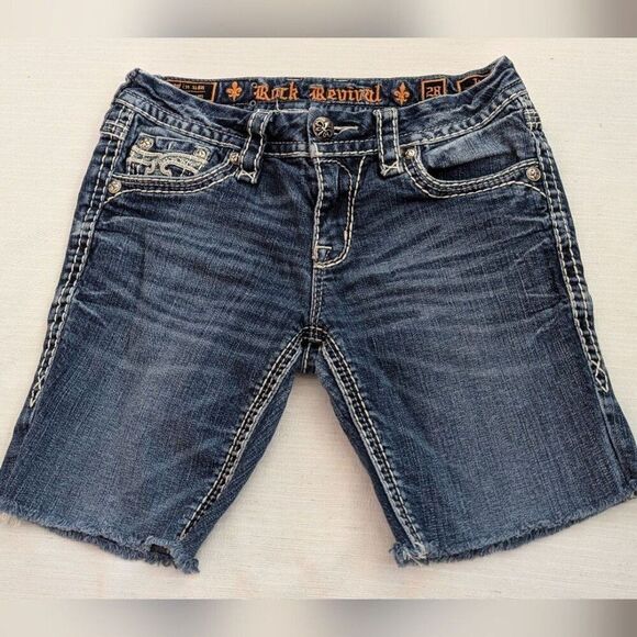 Rock Revival Woman's Homemade Cutoff Shorts size 28 - Picture 1 of 12